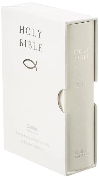 HOLY BIBLE: King James Version (KJV) White Pocket Gift Edition by King James Version