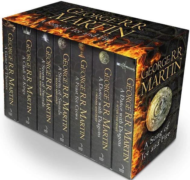 A Song of Ice and Fire - A Game of Thrones: The Complete Boxset of 7 Books by George R. R. Martin