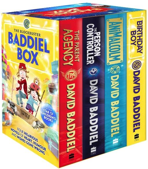 The Blockbuster Baddiel Box (The Person Controller, The Parent Agency, AniMalcolm, Birthday Boy) by David Baddiel