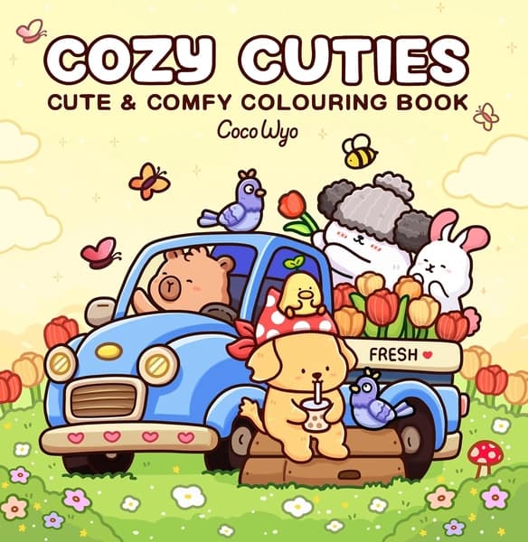 Cozy Cuties: Coloring Books For Adults By Coco Wyo by Coco Wyo
