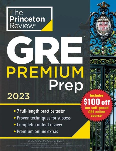 Princeton Review GRE Premium Prep, 2023 by The Princeton Review