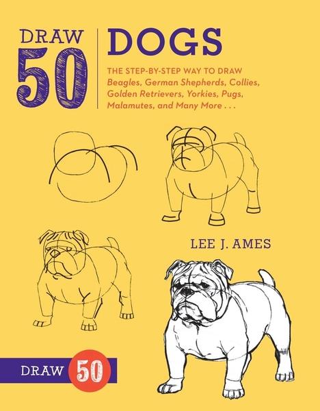 Draw 50 Dogs by Lee J Ames