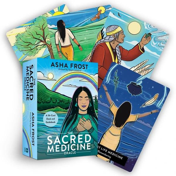 The Sacred Medicine Oracle: A 56-Card Deck and Guidebook by Asha Frost