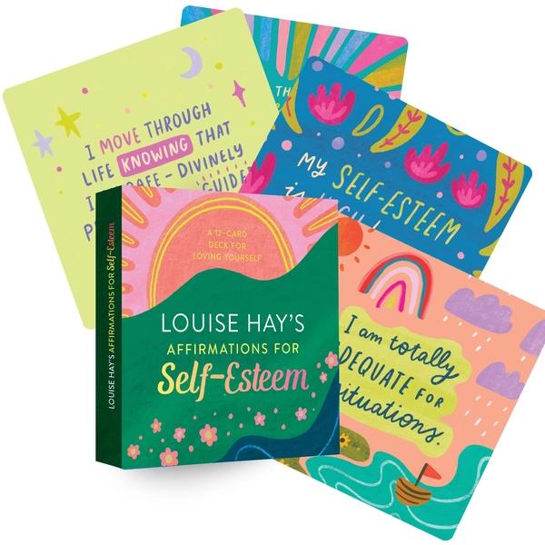 Louise Hay's Affirmations for Self-Esteem: A 12-Card Deck for Loving Yourself by Flavia Kate Peters
