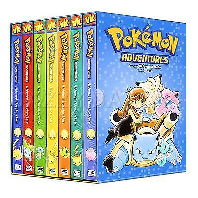 Pokemon Adventures Red & Blue Box Set Vols. 1-7 by Hidenori Kusaka