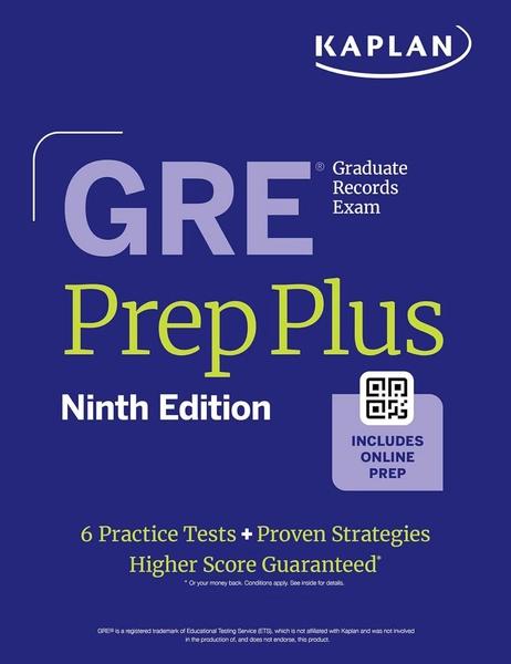 GRE Prep Plus 2025 by Kaplan Test Prep