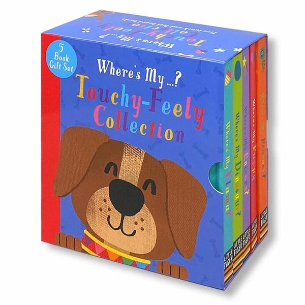 Where's My...? Touchy-Feely Collection 5 Books Box Set by Little Tiger