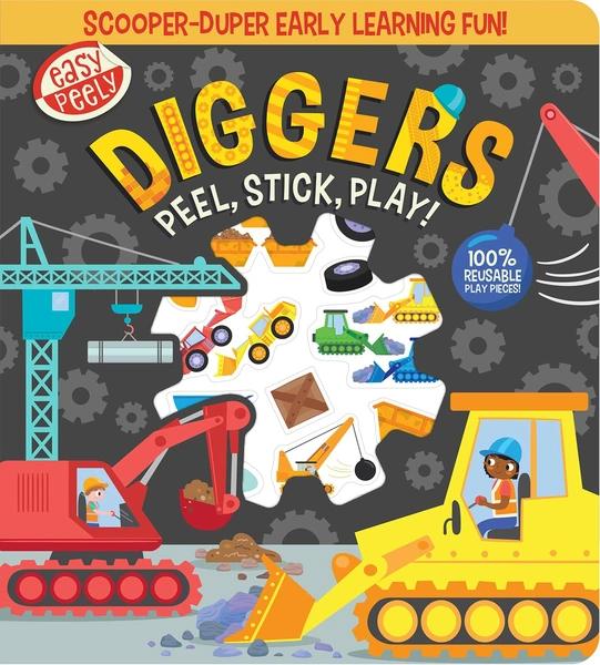 Easy Peely Diggers - Peel, Stick, Play! by Holly Hall