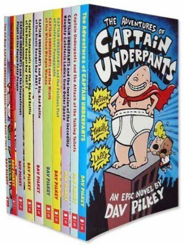 Captain Underpants Box Set (10 Books) by Dav Pilkey