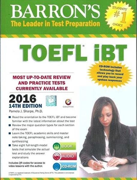 Barron's TOEFL iBT 2015 Guide (With DVD) by Barron'S
