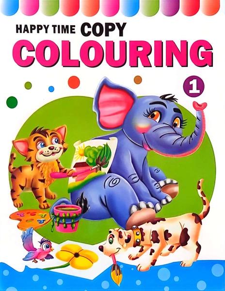 Happy Time Copy Colouring 1 by Sunrise