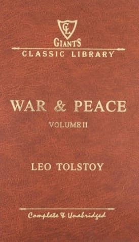 war & piece vol 2 by Leo Tolstoy