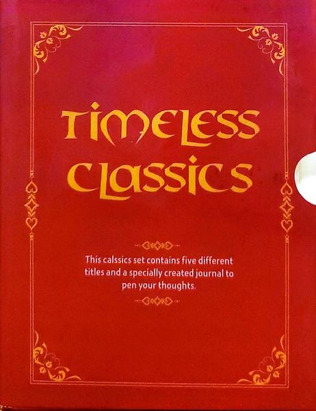 TIMELESS CLASSICS SET OF 5 BOOKS + 1 JOURNAL TO PEN YOUR THOUGHTS Box Set by Timeless Books