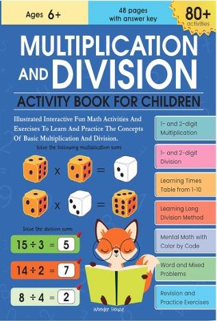 Multiplication and Division Activity Book by Wonder House