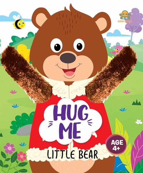 Booktopus Hug Me Hand Puppet Board Book - Little Bear Interactive Bedtime Story with Soft Arms by Booktopus
