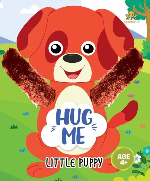 Booktopus Hug Me Hand Puppet Board Book - Little Puppy Interactive Bedtime Story with Soft Arms by Booktopus