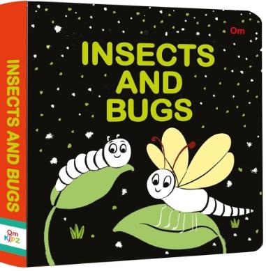 Board book: Insects and Bugs - High contrast board book for children by Om Books International