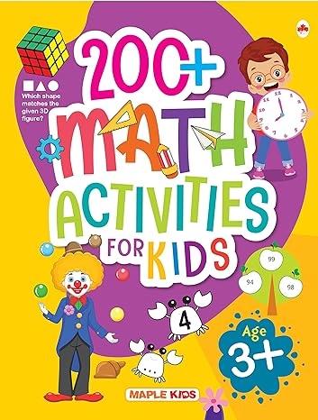 Math Activity Book for Kids - 200+ Activities for Age 3+ Years by Maple Press