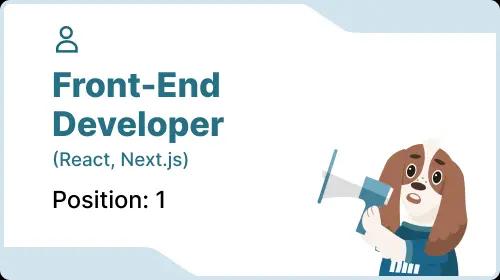 Job Opening for Front End Developer (React and/or Next.js) at Booksmandala